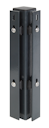 Vorschaubild Alberts® Eckpfosten inkl. Flacheisen Bohrabstand 400 mm, 1500 mm