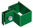 Vorschaubild Alberts® Endschelle für Vierkantpfosten,verzinkt,grün Kst.b,für Pfosten 60x40 mm 656812