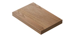 Handmuster OSMO Terrassendiele Thermoholz Esche -glatt / glatt für SenoFix 21 x 145 mm