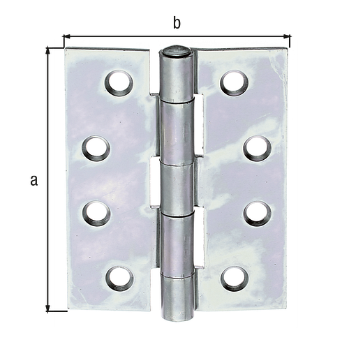 Alberts® Scharnier, sendzimirverzinkt, LxB 100x75 mm 348991
