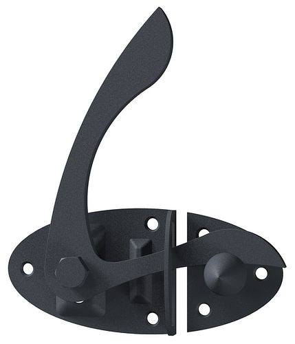 Alberts® Gartentorfalle Ovado verz.,graphitgrau beschichtet Platte 85 x 60 mm 