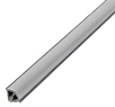 Vorschaubild Alberts® Abschlussleiste,sk.2-tlg.m.Gummilippe,PVC m.ALU-Einl,VA-geb.,LxBxH 2600x15x15mm 433734