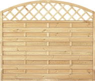 T&J MAXI BOGEN RANK Lamellenzaun 180 x 150/130 cm T&J MAXI BOGEN RANK Lamellenzaun 180 x 150/130 cmZubehörbild