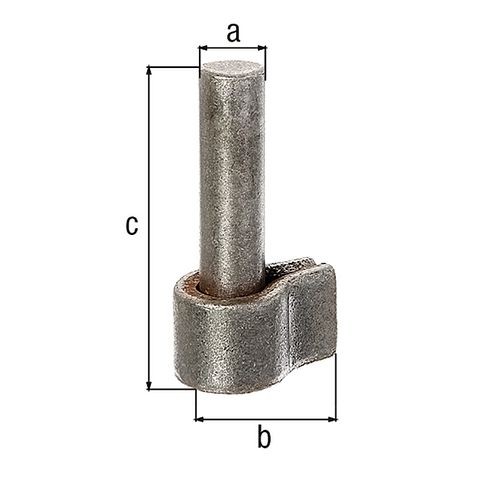 Alberts® Kloben,z.Anschweißen,Dornst.⌀13mm