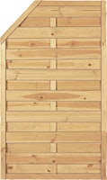 T&J Maxi Massivzaun Stufe II 90 x 150/120 cm
