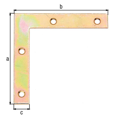 Alberts® Möbelwinkel 60x60x10 mm