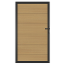 Vorschaubild NewTechWood Castello WPC Einzeltor 1000 x 1800 mm