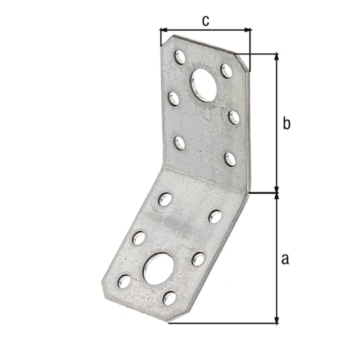 Alberts® Winkelverbinder 135° abgew.  50x50x35 mm