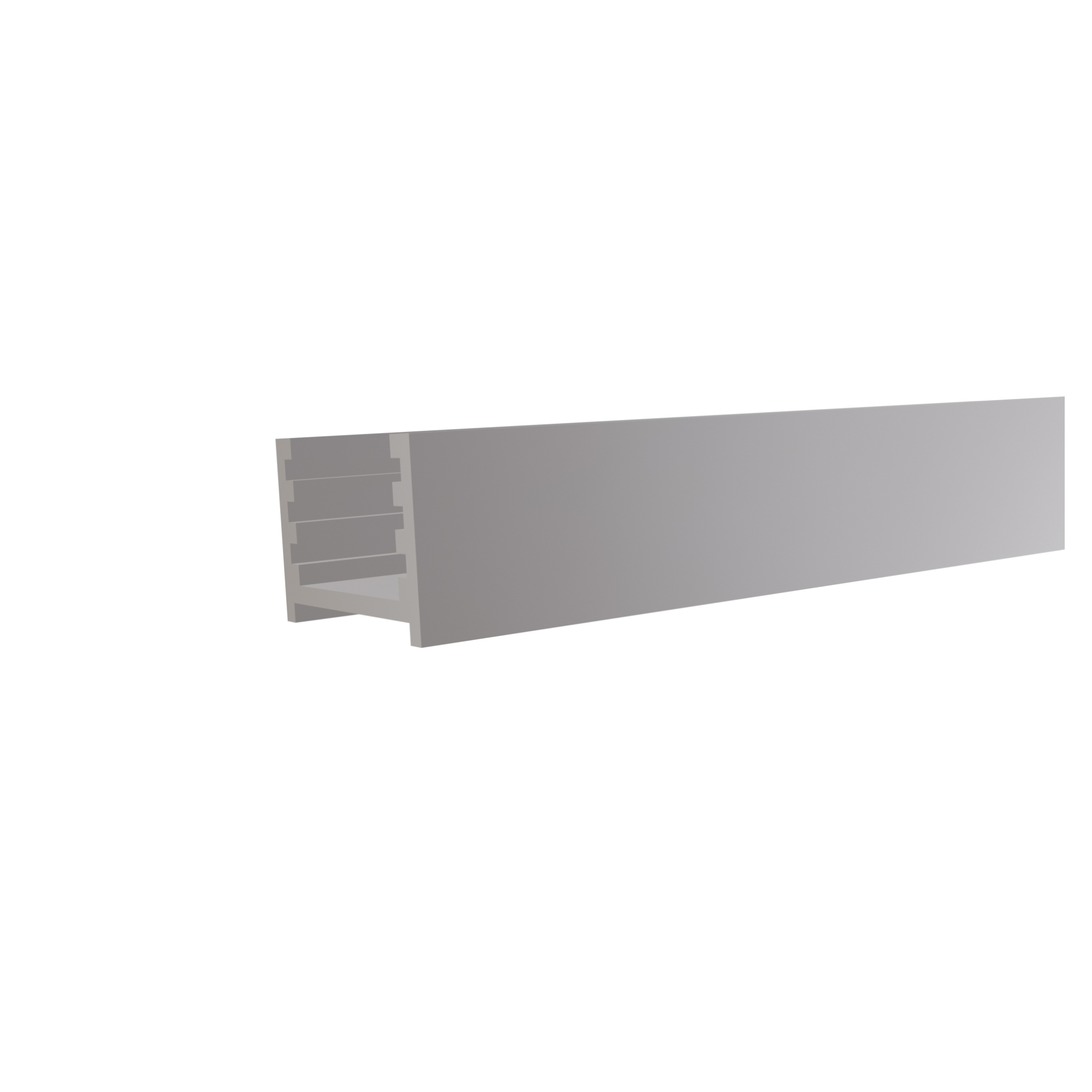 T&J Aluminium-Wandprofil inkl. Abstandshalter