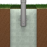Biohort Pfosten/Steher für Sichtschutz-System Biohort Pfosten/Steher für Sichtschutz-SystemZubehörbild