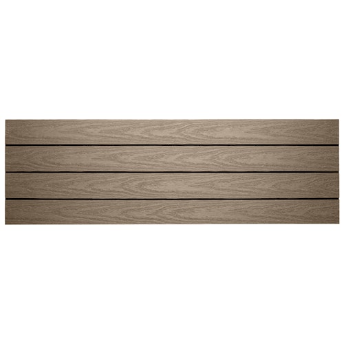 WPC Coex  Terrassenfliesen 30x90 Light grey