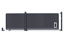 Vorschaubild dz VIDUAL Slide Schiebetor Pure 100 x 20 mm Rhombusprofil - Durchblick nach oben
