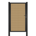 Vorschaubild NewTechWood Portland WPC Einzeltor 1000 x 1800 mm