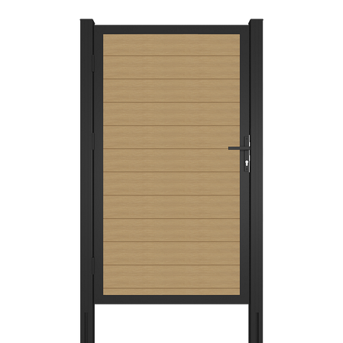 NewTechWood Portland WPC Einzeltor 1000 x 1800 mm