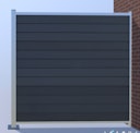 Vorschaubild T&J Aluminium-Wandprofil inkl. Abstandshalter