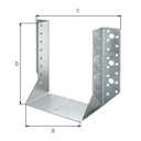 Vorschaubild Alberts® Balkenschuh lichte Breite 140 mm Höhe 180 mm