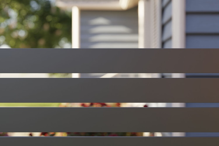 dz Alu Steckzaunelement VIDUAL Line 150 Distanz 28 mm für Pfosten 90/90 mm