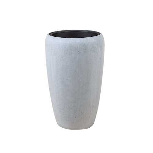 Klocke Design Blumentopf Betonoptik 2er Set ⌀ 32 cm x H 52 cm, 43 cm x H 69 cm