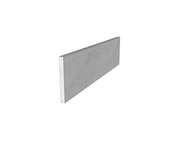 WWOO Betonelement Rückwand, hellgrau