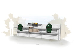 WWOO Designbeton-Outdoorküche Esra