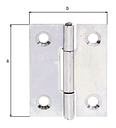 Vorschaubild Alberts® Scharnier  41x33 mm