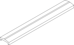 OSMO Forsdal - Abschlussprofil für 28 mm Bohlen mit Absorberelement OSMO Forsdal - Abschlussprofil für 28 mm Bohlen mit AbsorberelementZubehörbild