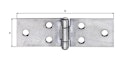 Vorschaubild Alberts® Tischband Edelstahl 26x81 mm