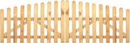 T&J HEIKO Gartenzaun Tor Hochbogen grün 300 x 80/100 cmZubehörbild
