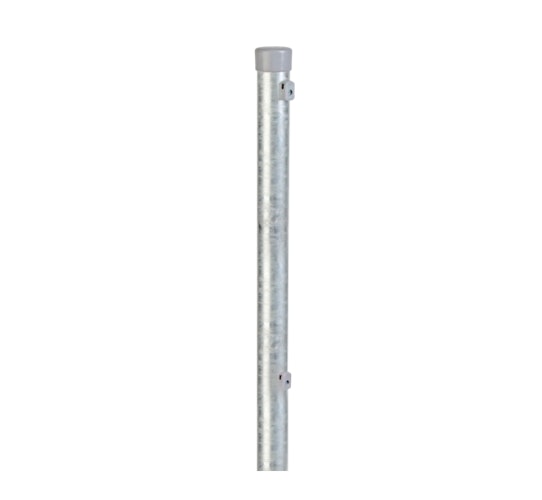 Alberts® Zaunpfosten,feuerverzinkt,Pfostenst. ⌀42mm,Länge 2000mm,Geflechthöhe 1500mm 622121