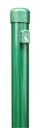 Vorschaubild Alberts® Zaunpf.,zinkp.grün Kst.b.,Länge 2500mm,Pfostenst. ⌀38mm,Geflechth. 2000mm 613044