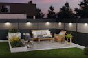 Vorschaubild Fiberdeck BOSTON OPAL Aluminium Nut+Feder-Profil 