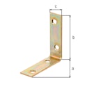 Vorschaubild Alberts® Stuhlwinkel 50x50x15 mm