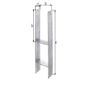 Vorschaubild Alberts® H-Pfostenträger 300x60x5mm für verschiedene Pfostenstärken