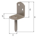 Vorschaubild Alberts® DURAVIS® Flechtzaunhalter L-Form