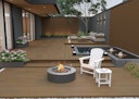 Vorschaubild NewTechWood Gigangte WPC-Terrassendiele Hohlkammer Teak  23 x 210 mm