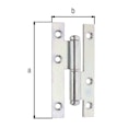 Vorschaubild Alberts® Aushebescharnier  links 94x45 mm