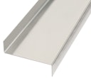Vorschaubild Alberts® Strukturblech, gekantet, Z-Form, 18x63x18mm, Alu