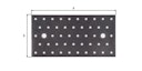 Vorschaubild Alberts® DURAVIS® Lochplatte 200x100x2mm