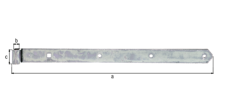 Alberts® Ladenband 600x45 mm ⌀16 mm galvvz.