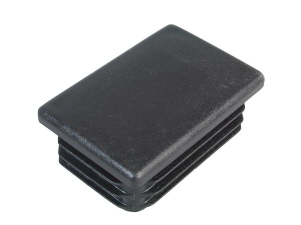 Alberts® Pfostenkappe für Vierkant-Metallpfosten, Kunststoff, schwarz, 60x40 mm 654382