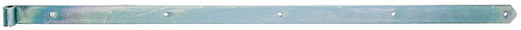 Alberts® Ladenband, gerade, Abschluss abgerundet, galvanisch verzinkt dickschichtpassiviert, LxB1155x45x5mm, Rolle ⌀16 mm 314378