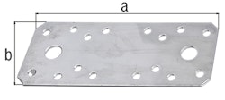 Flachverbinder verz. 195x90x3,0 mm