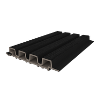 Handmuster-NewTechWood Fassadenverkleidung Castellation Pro 35 - Ebony