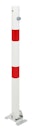 Vorschaubild Alberts® Absperrpf.Klappy umlegb.,Dreik.,vz.,weiß,2 rote Ringe,z.Aufschr.,Pf.⌀60 mm 780692
