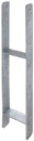 Vorschaubild Alberts® H-Pfostenträger 300x60x6mm Gesamtlänge 800mm für verschiedene Pfostenstärken