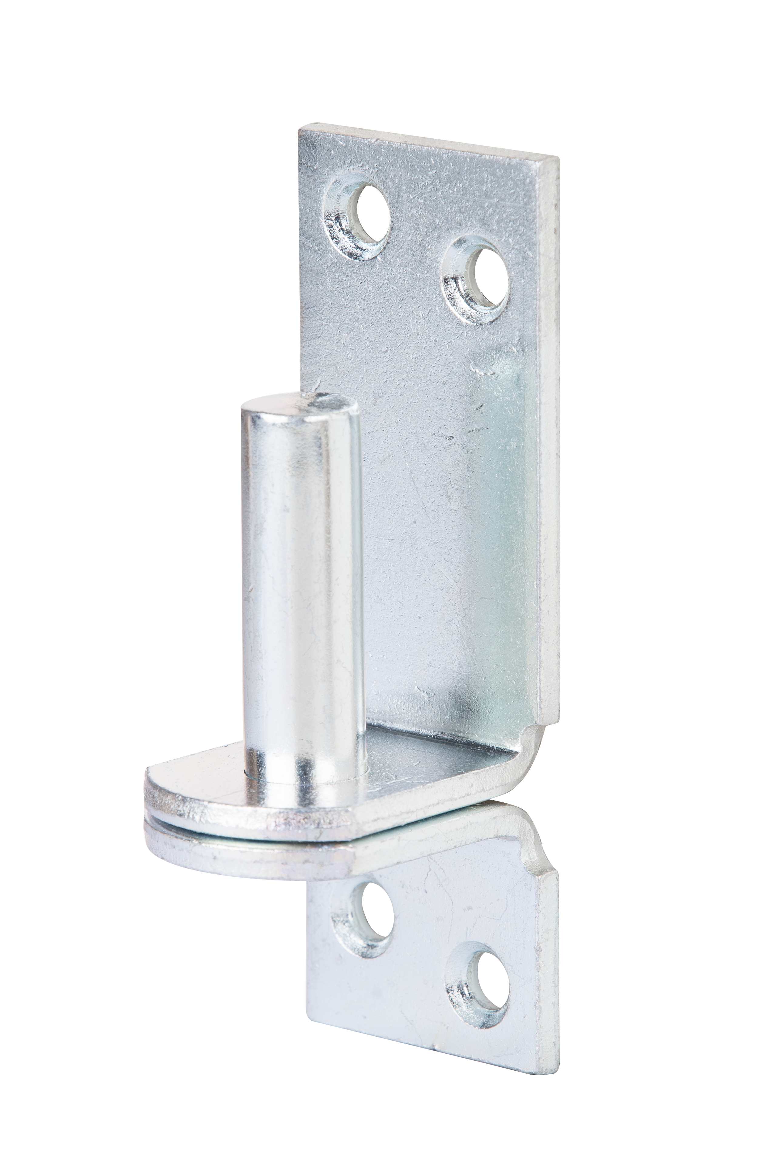 Alberts® Kloben auf Platte,galvanisch verzinkt dickschichtpassiviert, Dorn ⌀13 mm, Abstand 25 mm,Platte HxB100x35 mm 311438