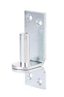 Alberts® Kloben auf Platte,galvanisch verzinkt dickschichtpassiviert, Dorn ⌀13 mm, Abstand 25 mm,Platte HxB100x35 mm 311438