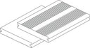 Vorschaubild Handmuster OSMO Terrassendiele Multi-D braun Voll 20 x 140 mm  französisch oder glatt