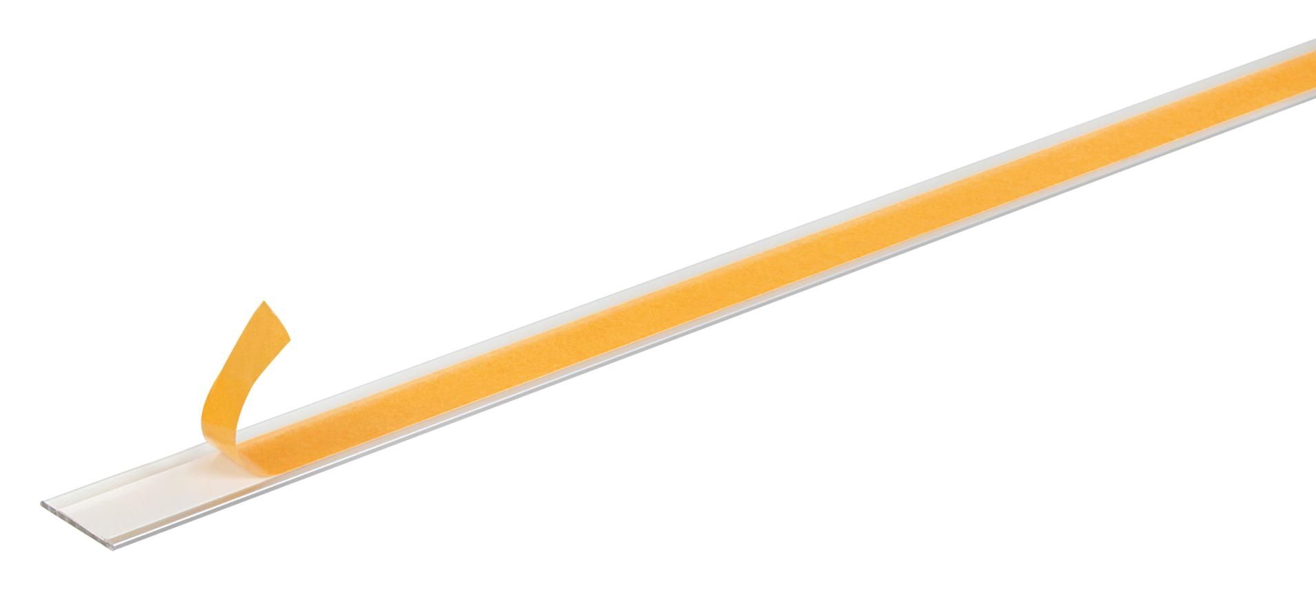 Alberts® Flachstange selbstklebend, Alu, Länge 2,6m