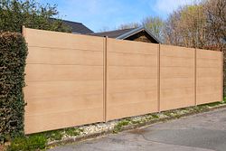 Alberts® Alu Sichtschutz Palitio als Set, Profilhöhe 150 mm, zum Einbetonieren